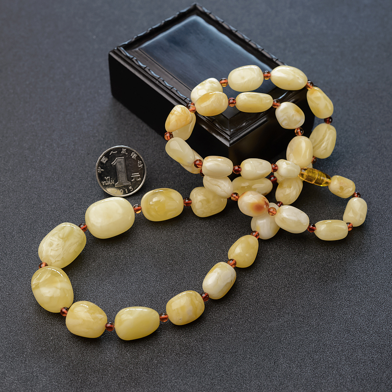 波罗的海蜜蜡随形项链-红掌柜