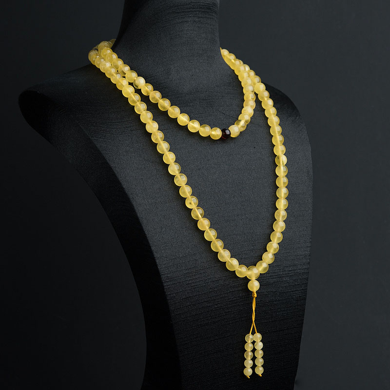 金绞蜜108佛珠-红掌柜