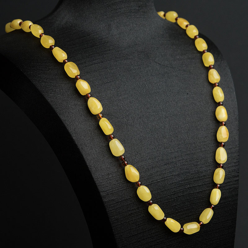 蜜蜡随形项链-红掌柜