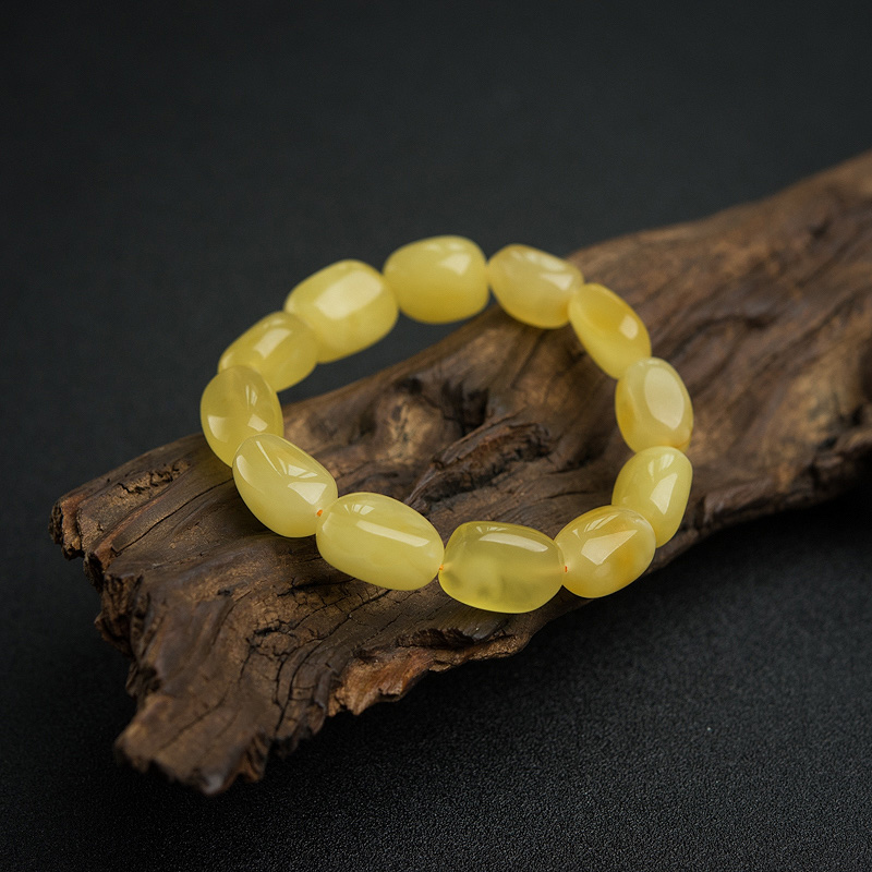 波罗的海天然蜜蜡随形手串-红掌柜