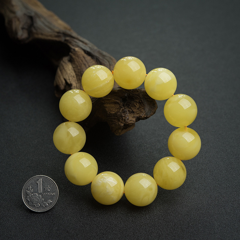 蜜蜡手串-红掌柜