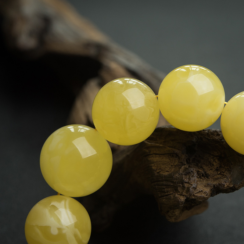 蜜蜡手串-红掌柜