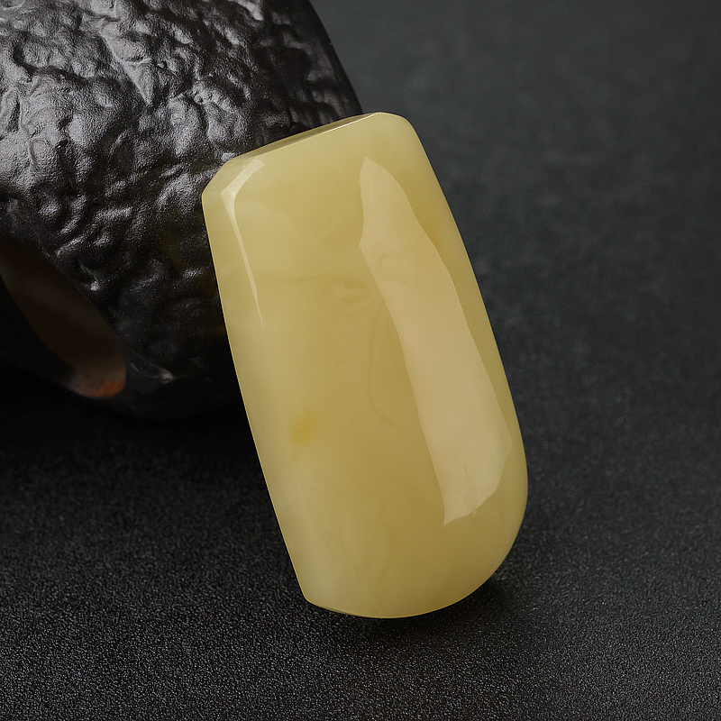 柠檬黄蜜蜡吊坠-红掌柜