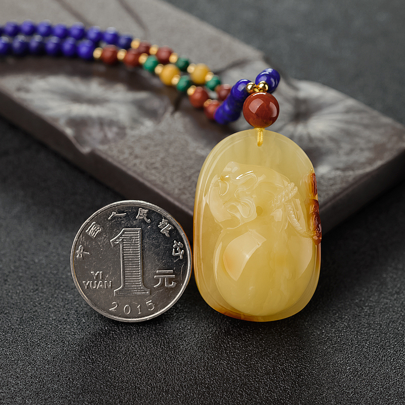 蜜蜡钱袋-红掌柜