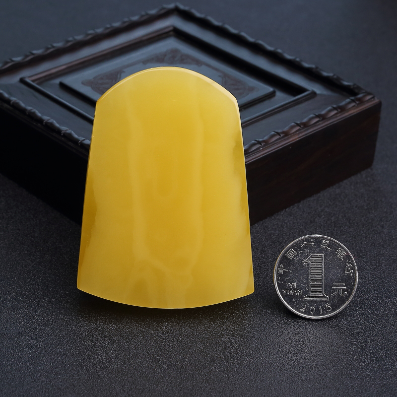 波罗的海鸡油黄蜜蜡吊坠-红掌柜