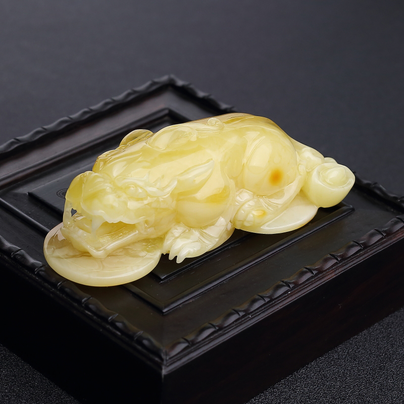 波罗的海蜜蜡貔貅吊坠-红掌柜