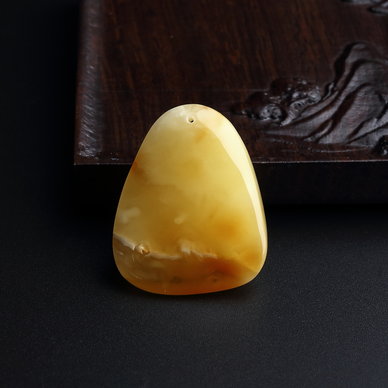 波罗的海天然蜜蜡鲤鱼吊坠-红掌柜