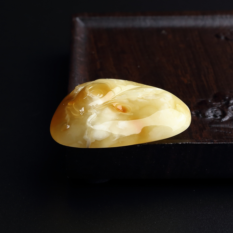 波罗的海天然黄白蜜蜜蜡吊坠-红掌柜