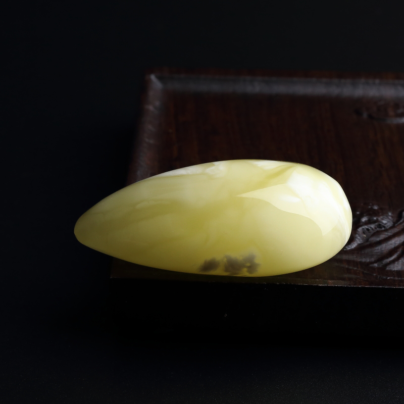 白花蜜蜜蜡水滴吊坠-红掌柜