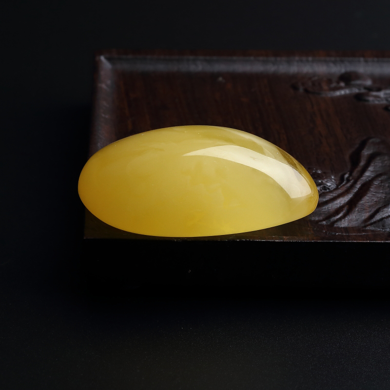 波罗的海天然金包蜜鸡油黄蜜蜡吊坠-红掌柜