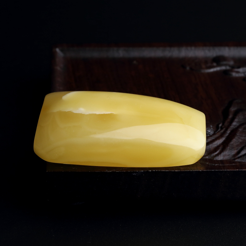 波罗的海天然满蜜蜜蜡无事牌吊坠-红掌柜