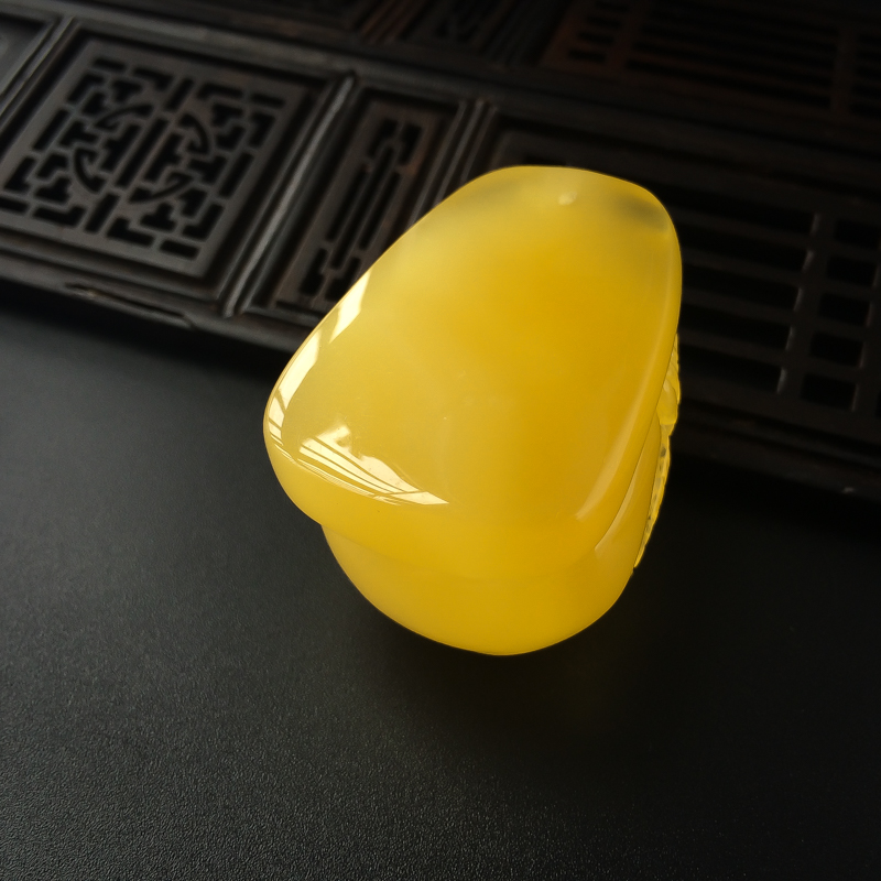 天然蜜蜡挂件-红掌柜