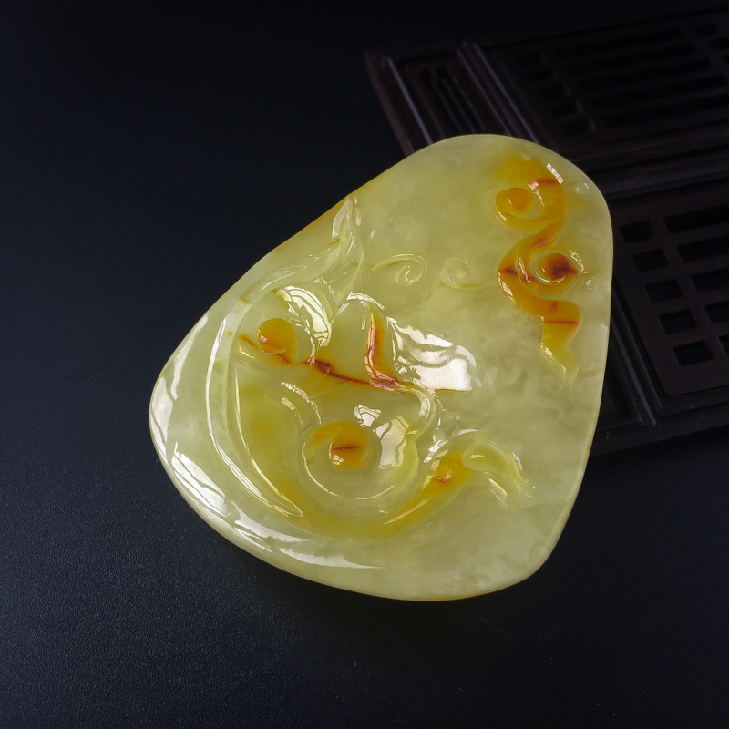 满蜜蜜蜡吊坠-红掌柜