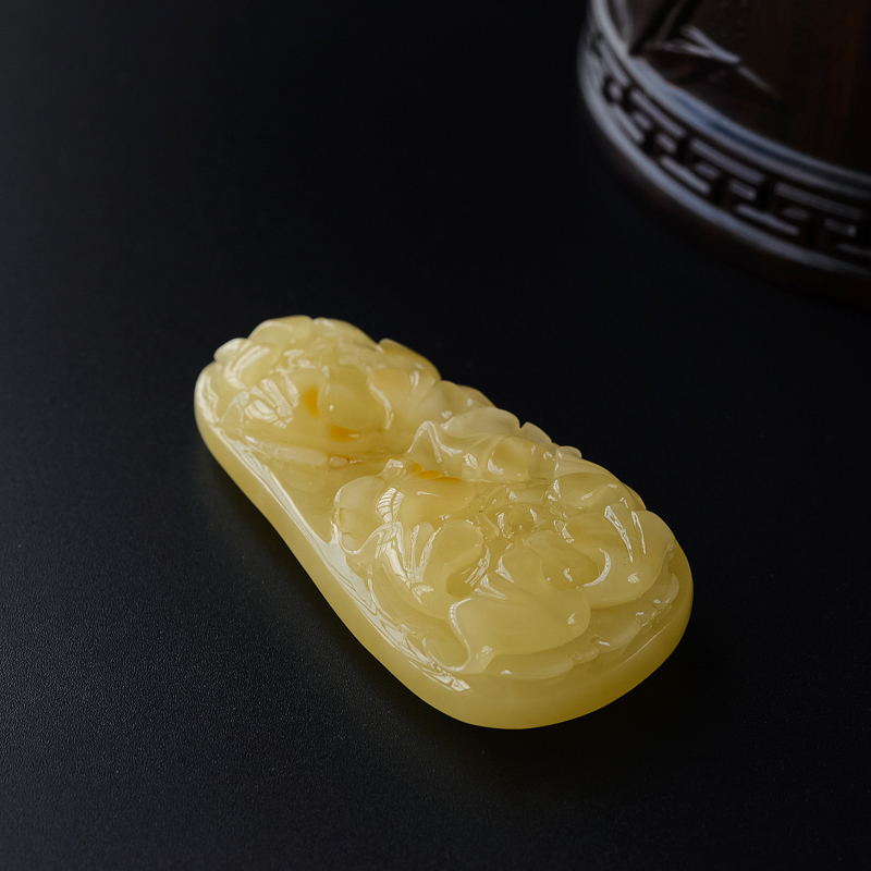 柠檬黄蜜蜡-红掌柜