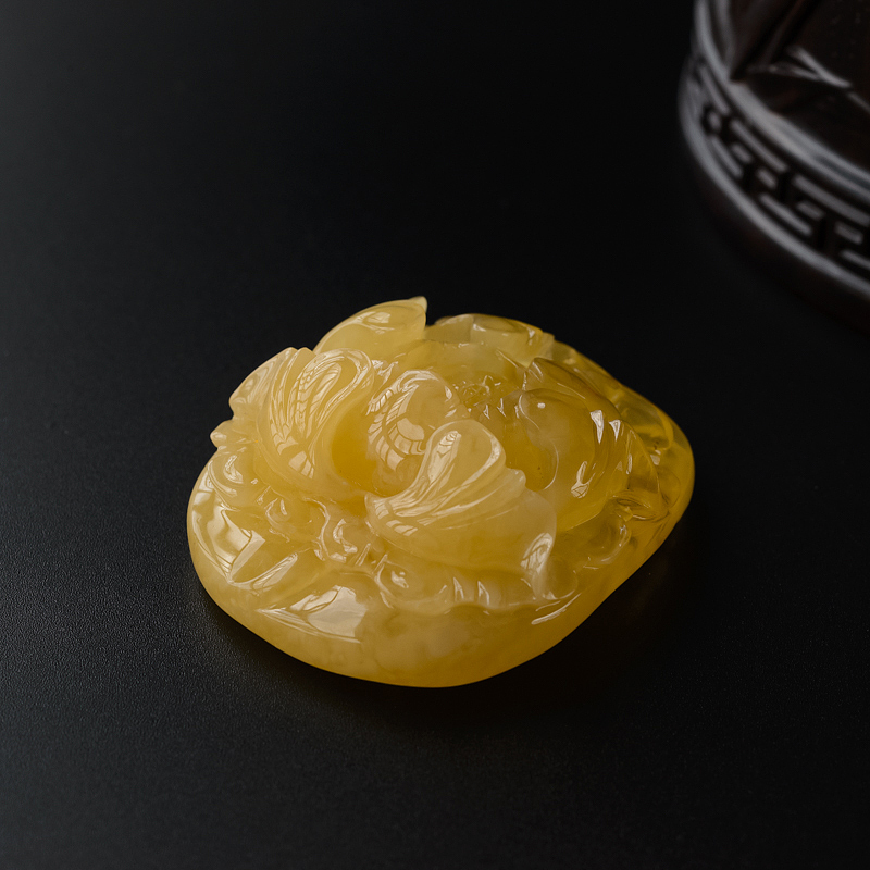 波罗的海蜜蜡挂坠-红掌柜