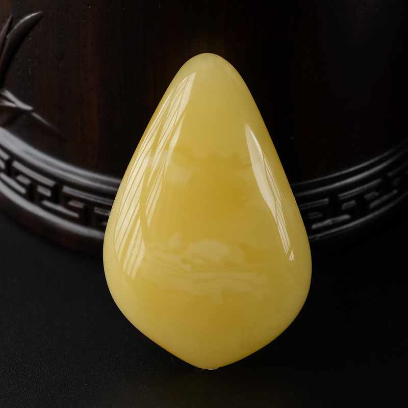 蜜蜡幸福如意吊坠-红掌柜