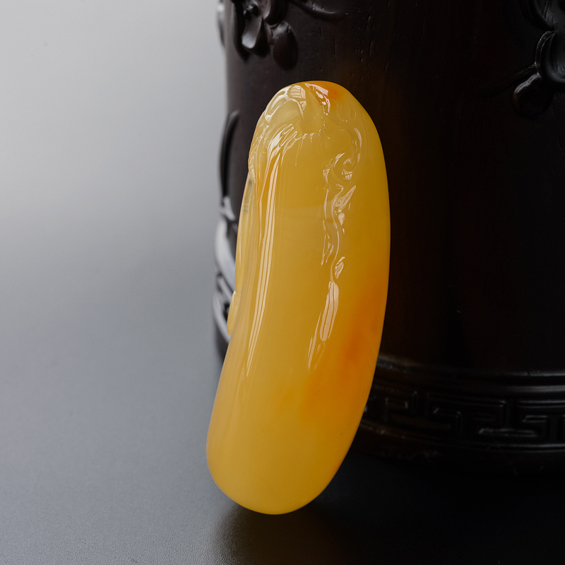 鸡油黄蜜蜡福瓜-红掌柜