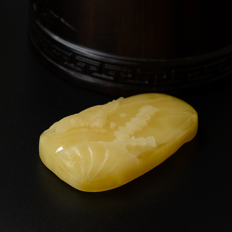 满蜜蜜蜡海洋世界吊坠-红掌柜