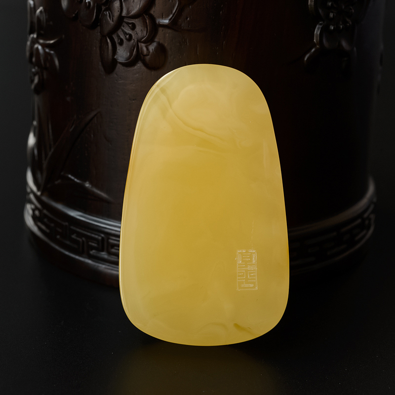 波罗的海天然蜜蜡雷震子吊坠-红掌柜