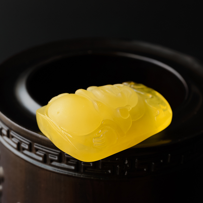 蜜蜡吊坠-红掌柜