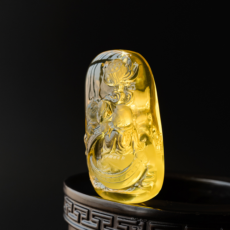 金珀吊坠-红掌柜