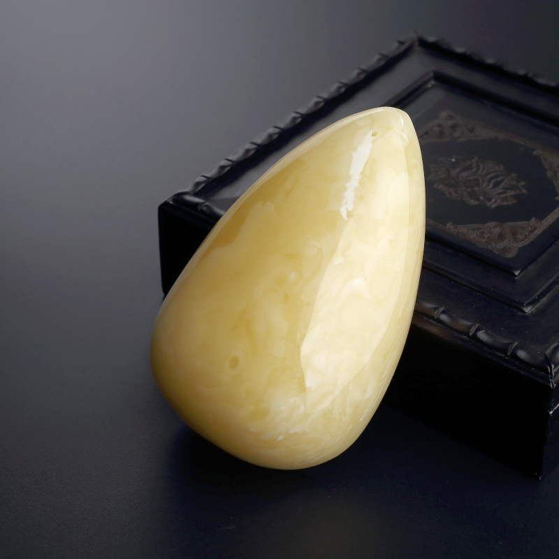 满蜜黄白蜜随形蜜蜡吊坠 - 红掌柜