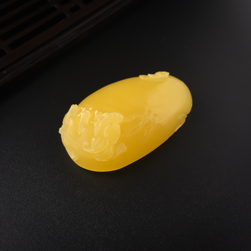 波罗的海蜜蜡挂坠-红掌柜