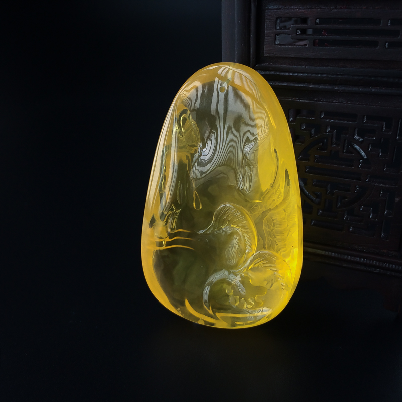 荷塘夜色吊坠-红掌柜