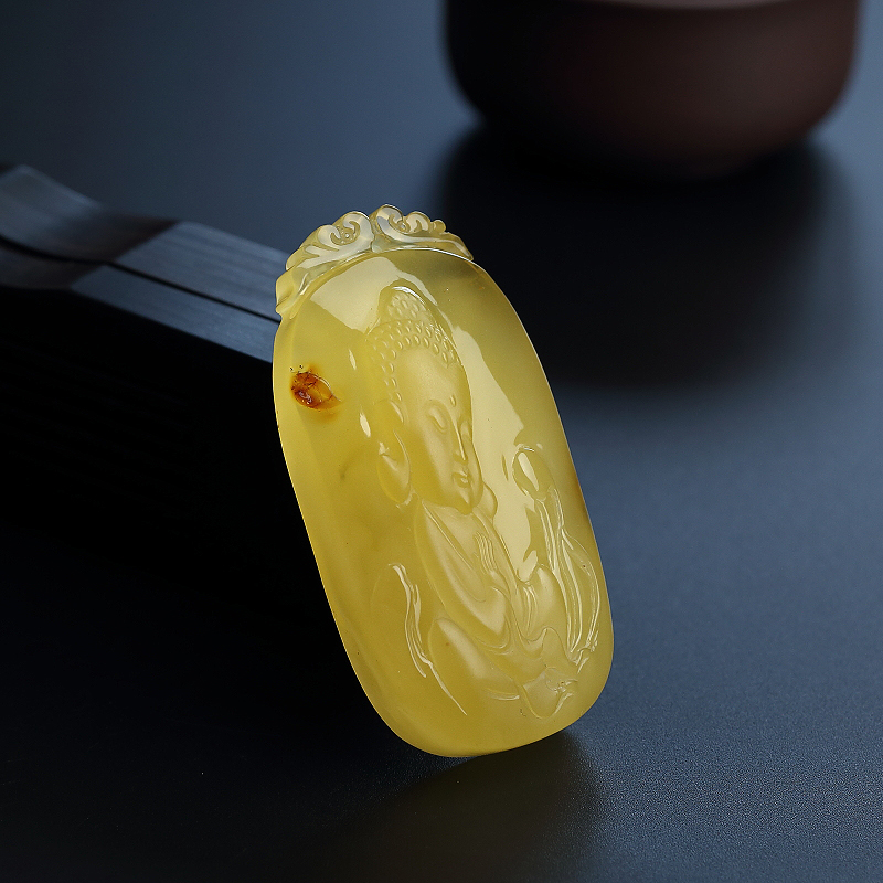 柠檬黄蜜蜡-红掌柜