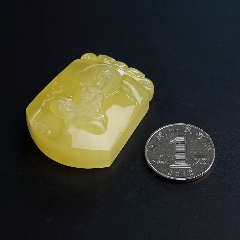 蜜蜡观音-红掌柜