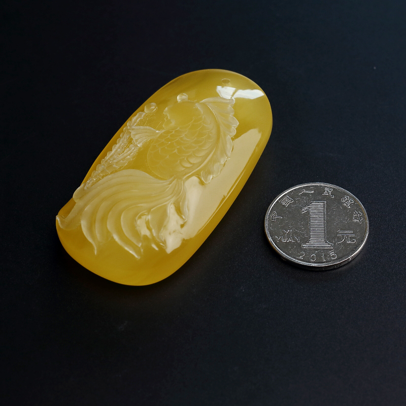 蜜蜡金鱼-红掌柜