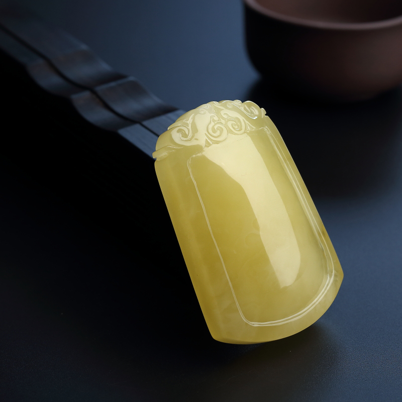 蜜蜡吊坠-红掌柜