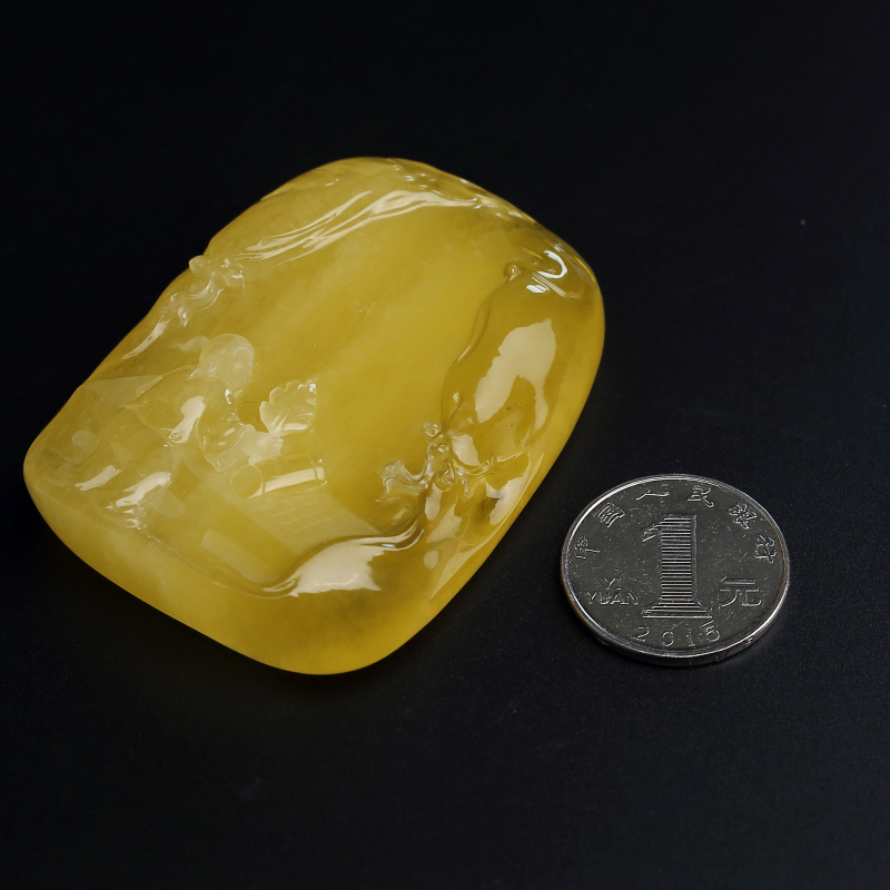 波罗的海蜜蜡吊坠-红掌柜