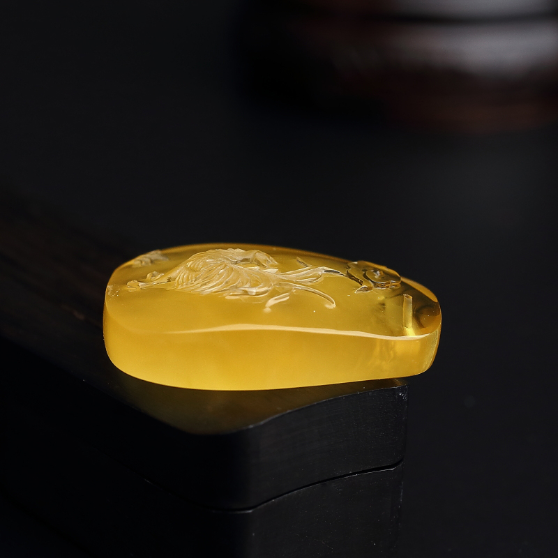 波罗海蜜蜡挂坠-红掌柜