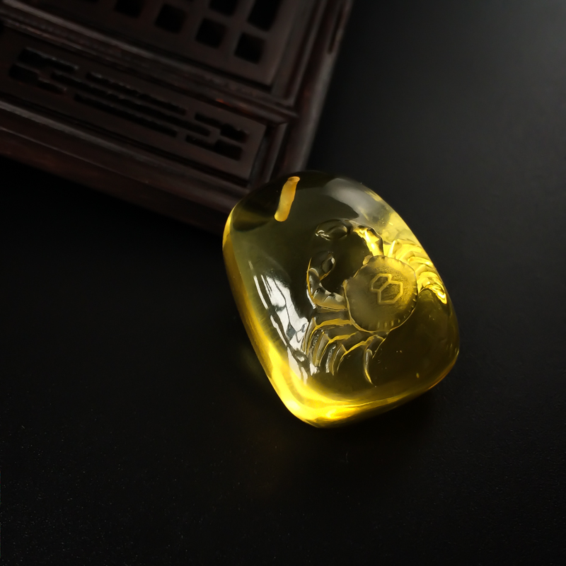 金珀吊坠-红掌柜