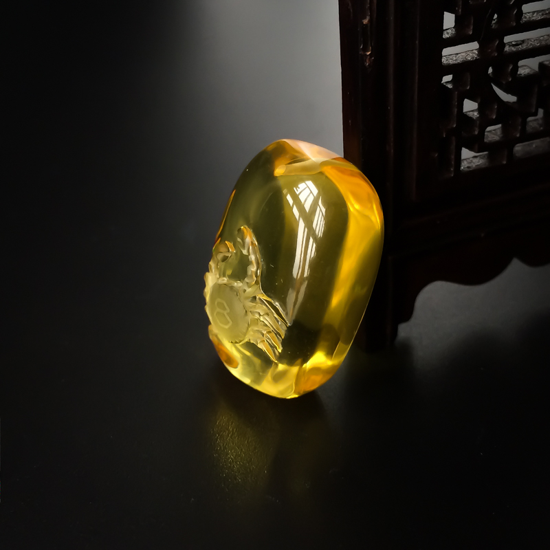 天然金珀-红掌柜