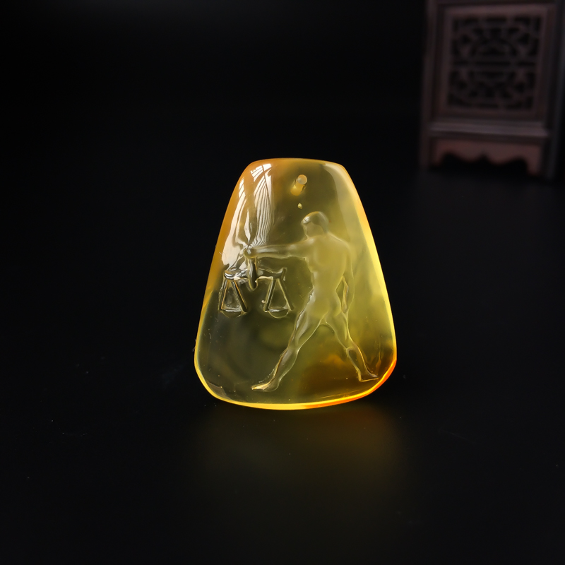 金包蜜天秤座吊坠-红掌柜