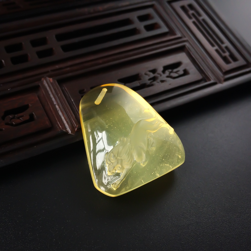 波罗的海蜜蜡挂坠-红掌柜