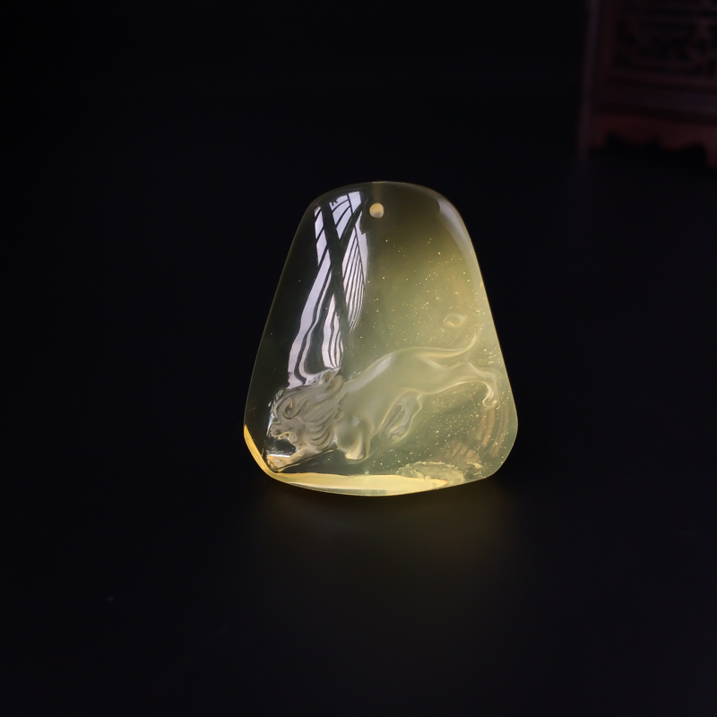 金包蜜狮子座吊坠-红掌柜