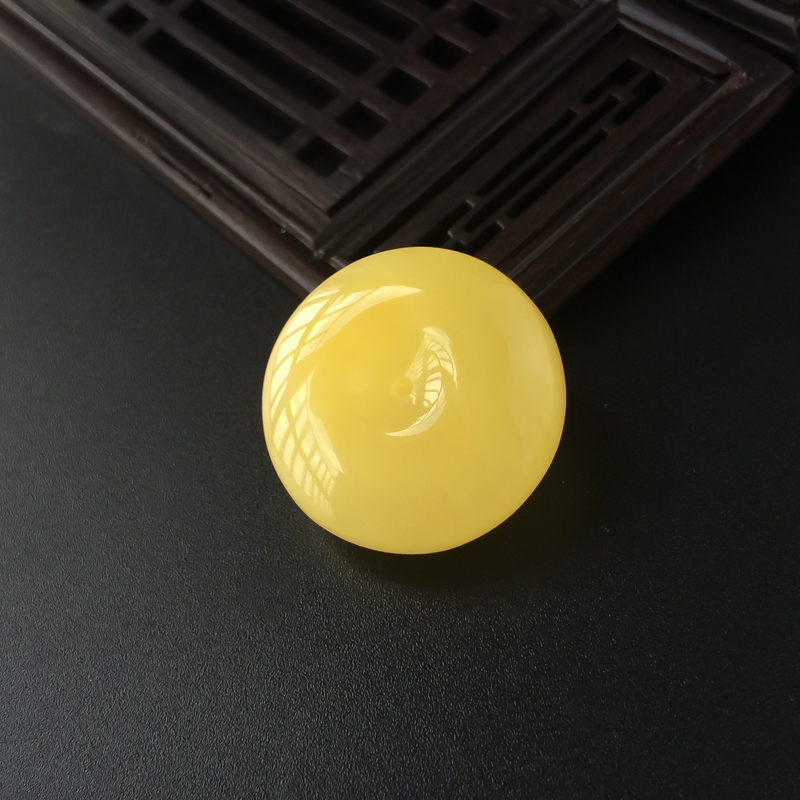 柠檬黄蜜蜡-红掌柜