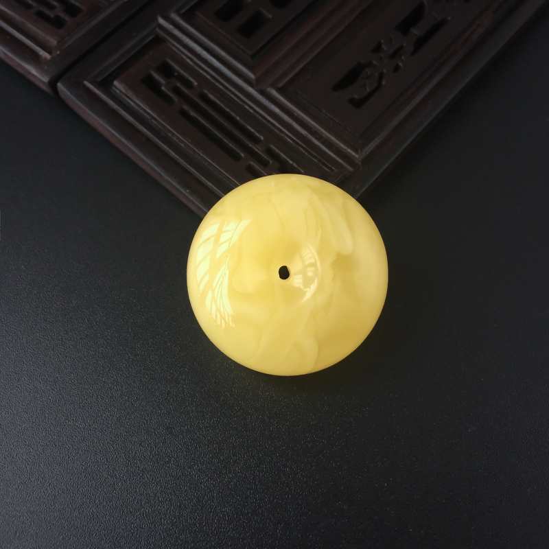 白花蜜平安扣吊坠-红掌柜