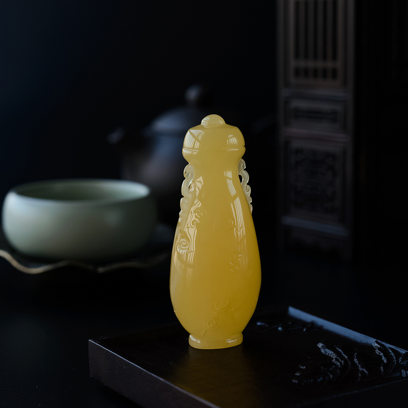 满蜜鸡油黄蜜蜡-红掌柜