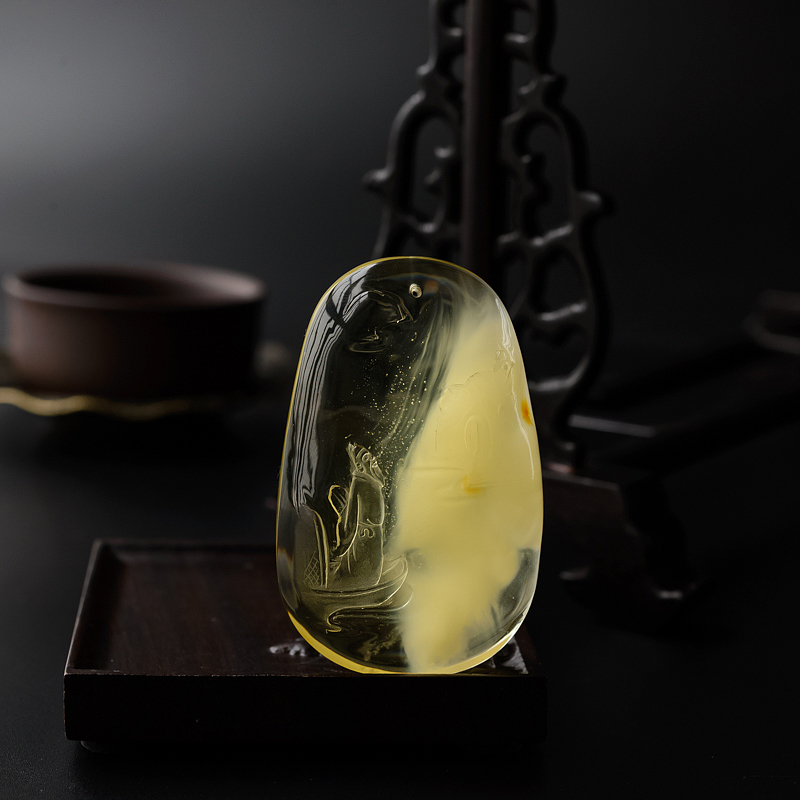 金包蜜出将入相吊坠-红掌柜