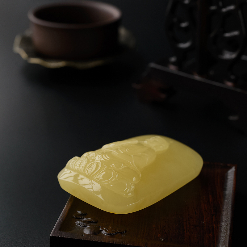 柠檬黄蜜蜡-红掌柜