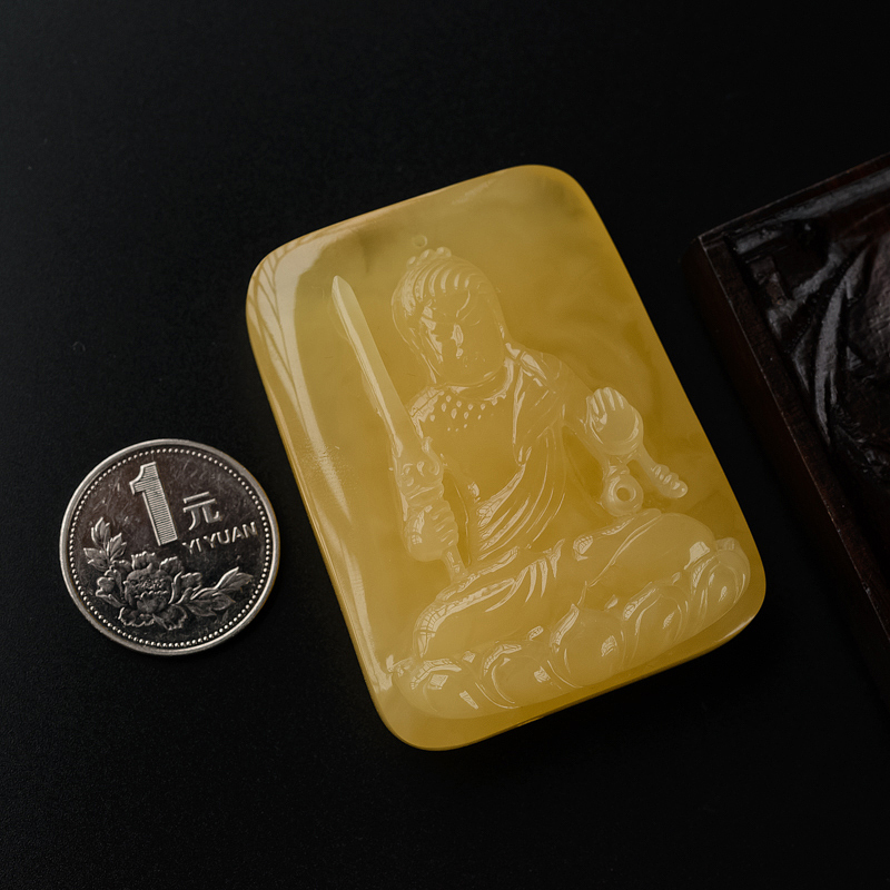 鸡油黄蜜蜡不动冥王-红掌柜