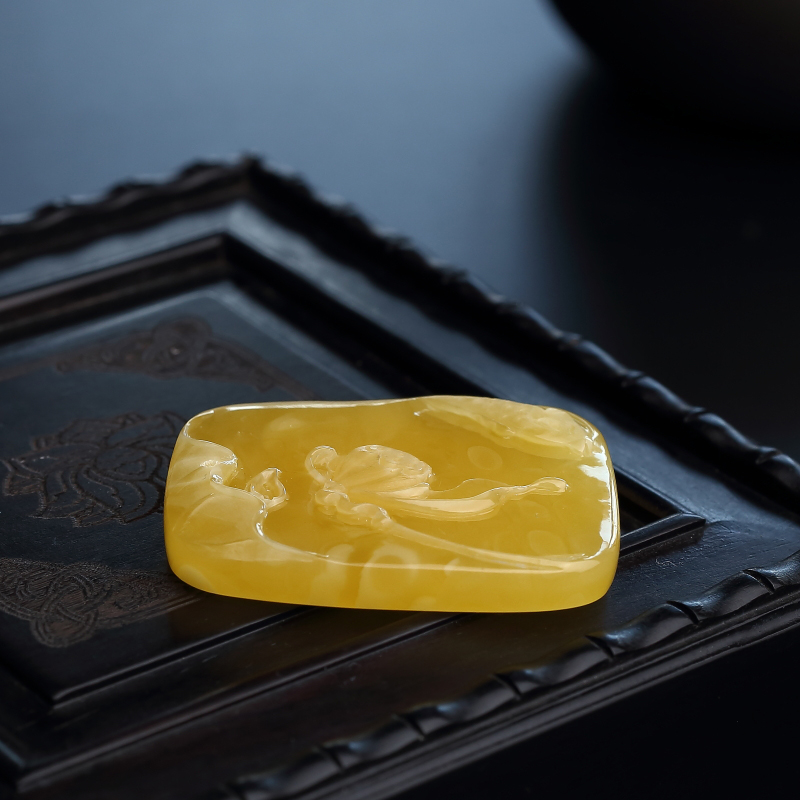 鸡油黄蜜蜡-红掌柜