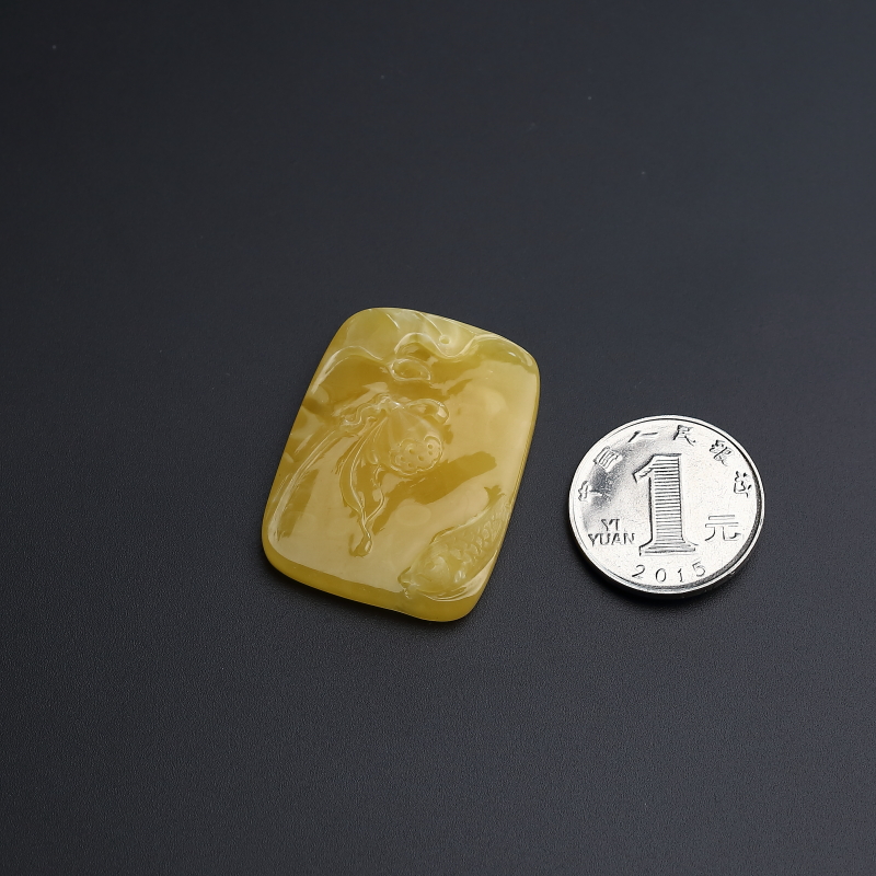 蜜蜡挂件-红掌柜