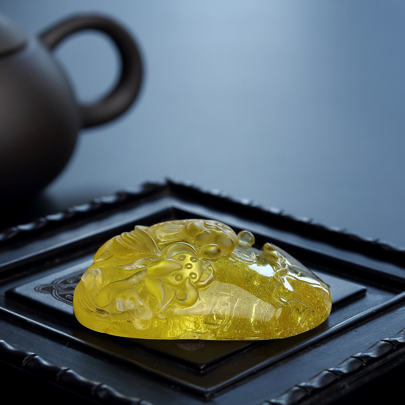 天然蜜蜡-红掌柜