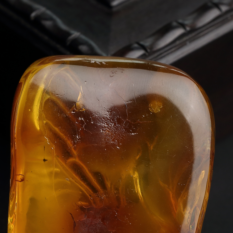 天然金珀吊坠 - 红掌柜