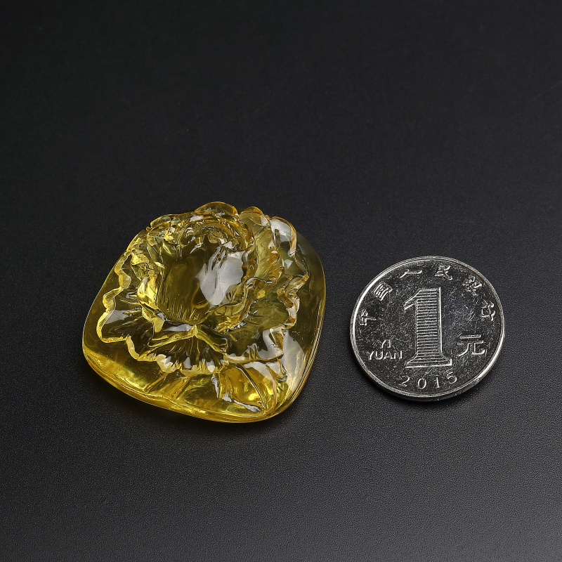 天然金珀吊坠 - 红掌柜